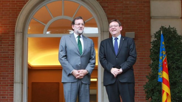Mariano Rajoy y Ximo Puig