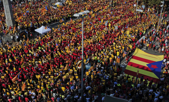 Imagen de la Diada del año 2014