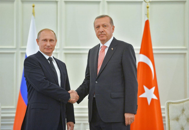 Recep Tayyip Erdogan y Vladimir Putin