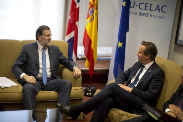Rajoy y Cameron