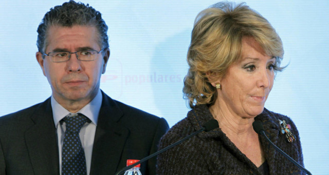 Francisco Granados y Esperanza Aguirre