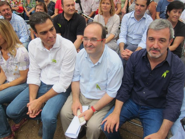 Miquel Iceta y Pedro Sánchez