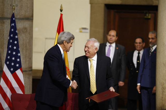 José Manuel García-Margallo y John Kerry
