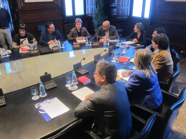 Mesa del Parlament de Cataluña 