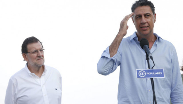 Mariano Rajoy y Xavier García Albiol 