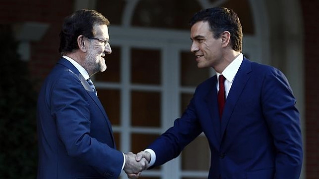 Pedro Sánchez y Mariano Rajoy 