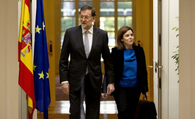 Mariano Rajoy y Soraya Sáenz de Santamaría 