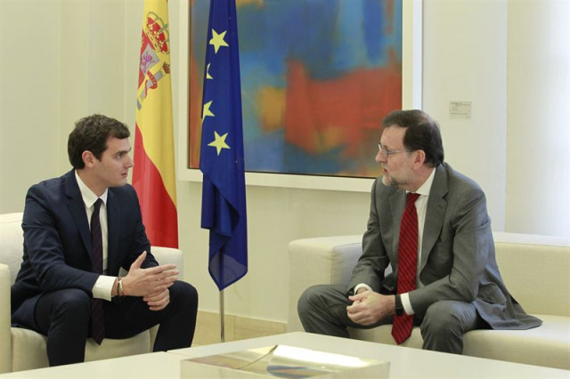 Albert Rivera y Mariano Rajoy