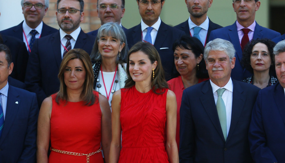 Reina Letizia Susana Diaz Instituto Cervantes Malaga