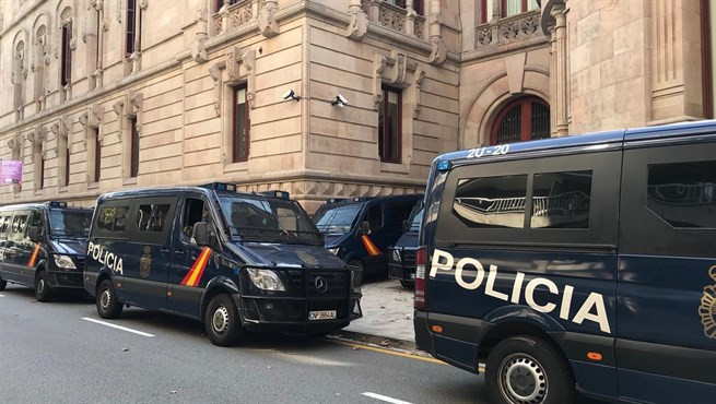 Policia nacional vigila TSJC