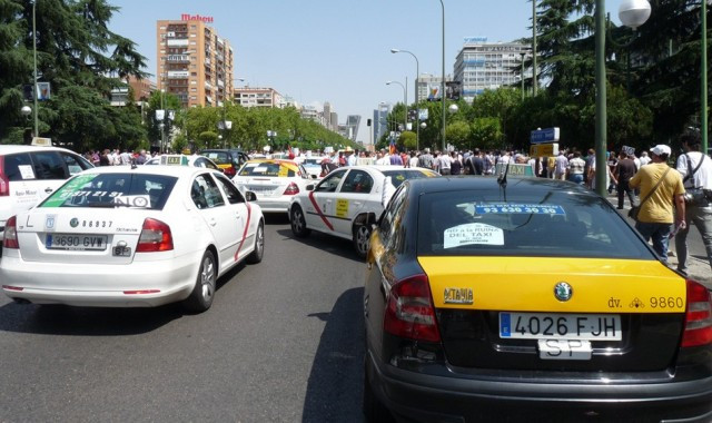 Protesta Taxis 1