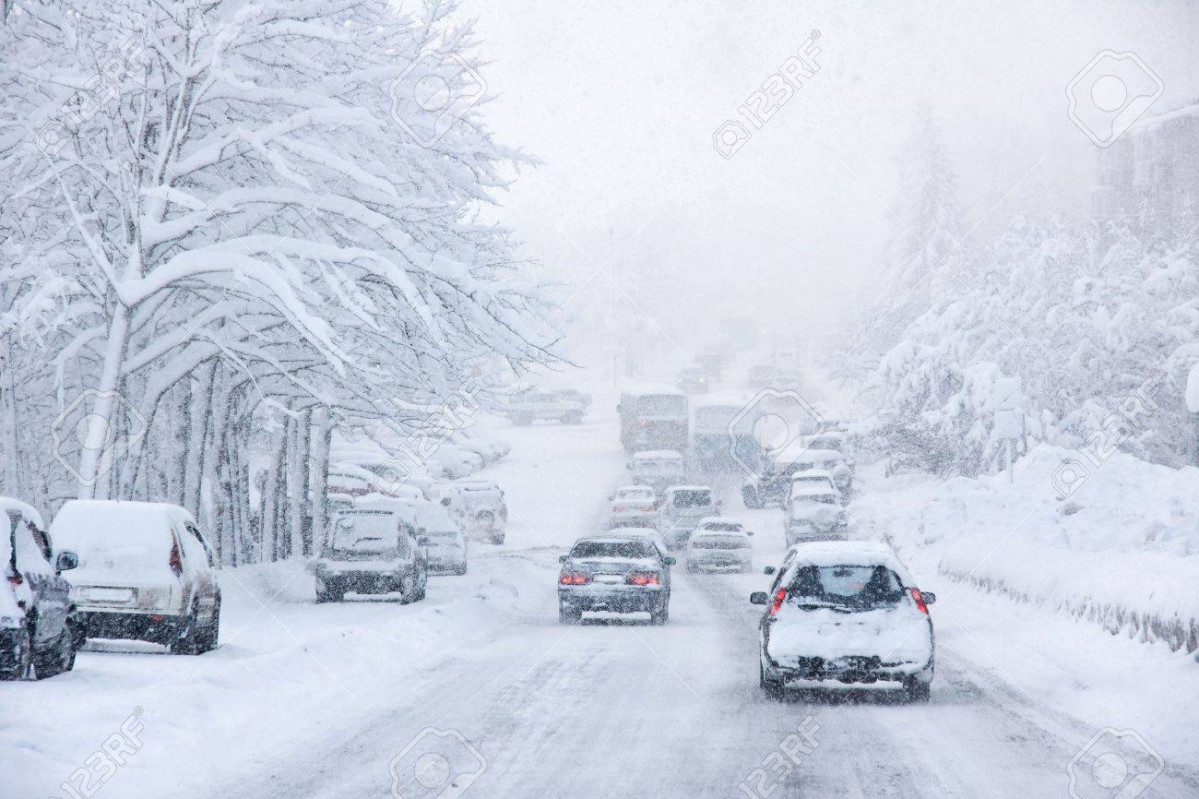 Nieve carretera