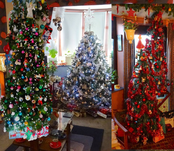 20 arboles de Navidad en su casa