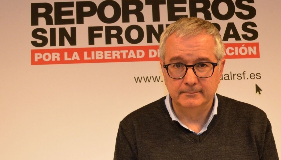 Alfonso Armada, presidente de la Sección Española de Reporteros Sin Fronteras