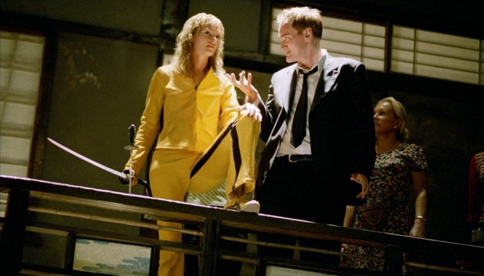 Uma Thurman y Quentin Tarantino