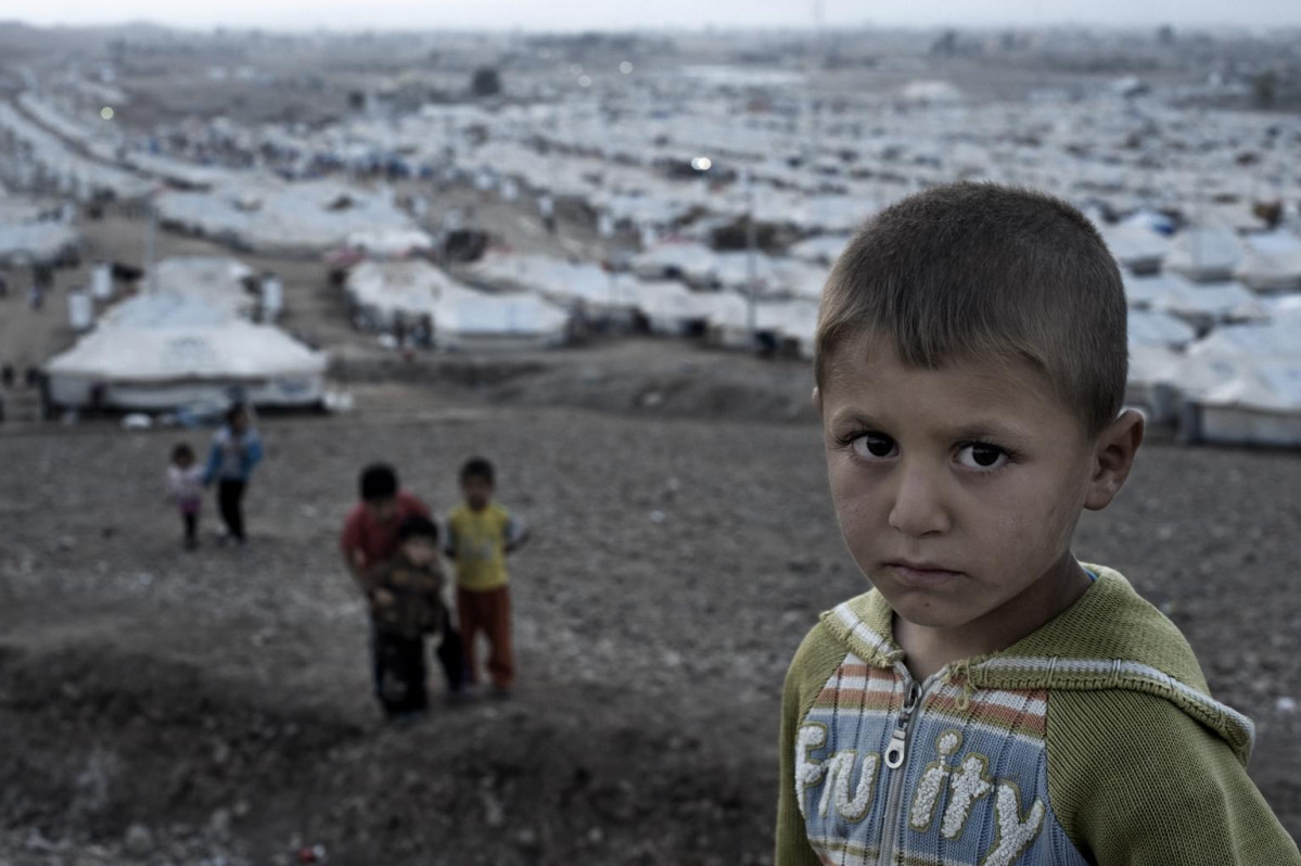 Campamento de refugiados sirios