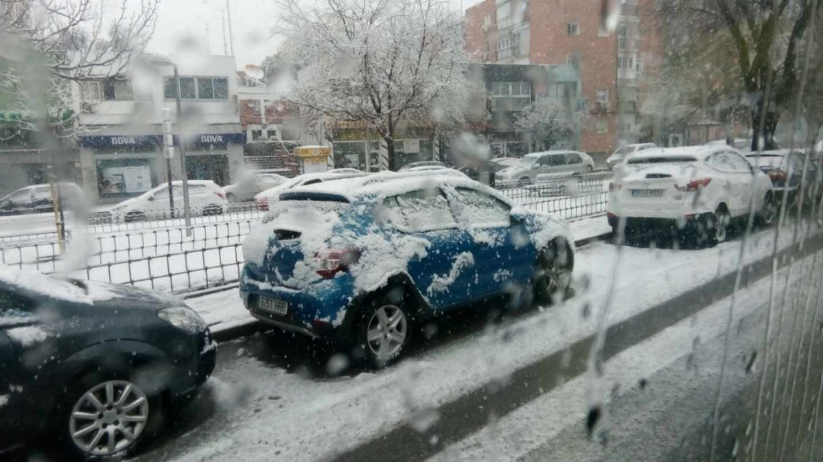 Nieve coches europapress