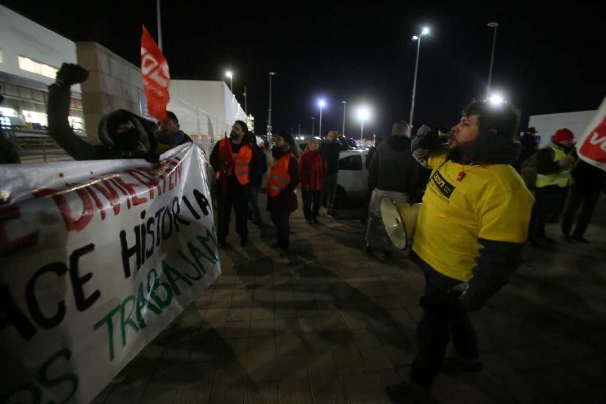 Seguimiento huelga de Amazon en San Fernando de Henares CCOO