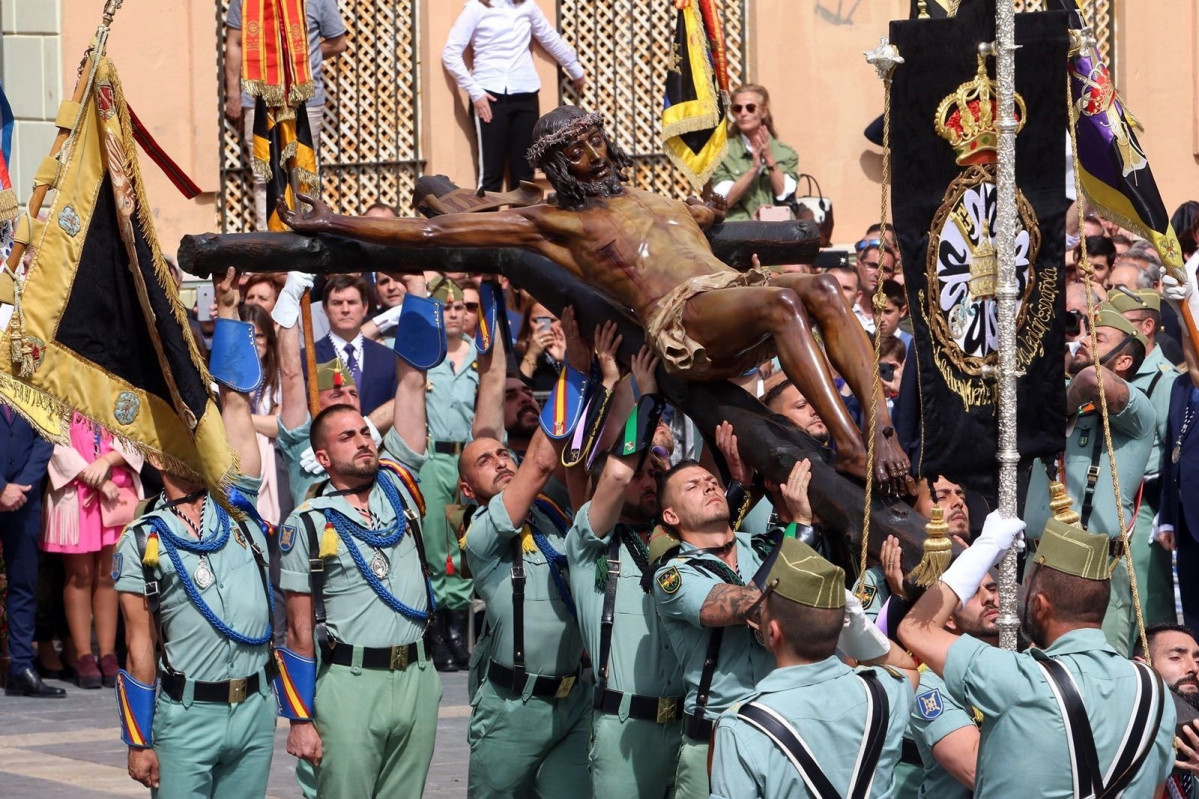 Cristo de Mena Legiu00f3n Semana Santa Mu00e1laga