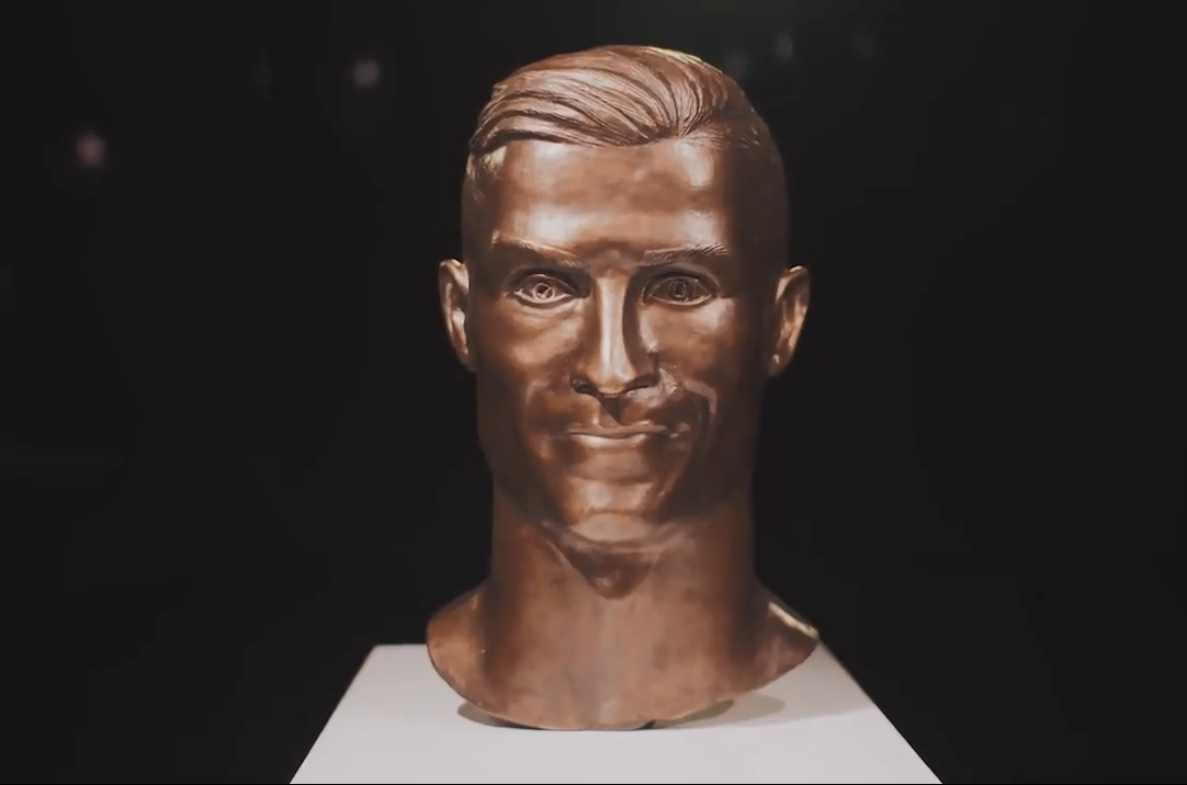 Segundo busto de Cristiano Ronaldo