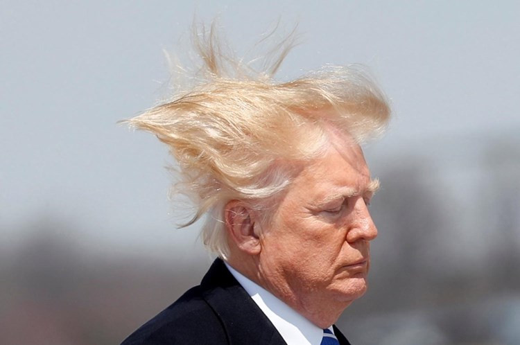 El pelo de Trump vuelve a hacerse viral