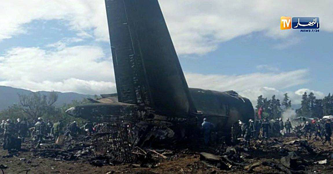 Accidente avion argelia