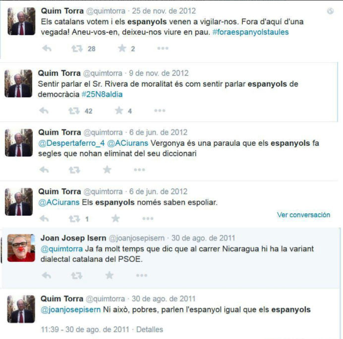 Tuits Quim Torra