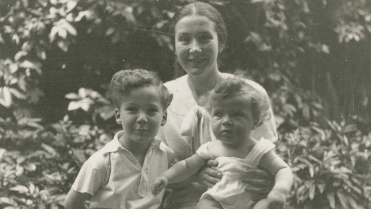 Wilma Grunwald y sus hijos