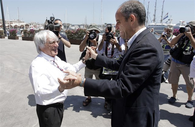 Bernie Ecclestone y Francisco Camps