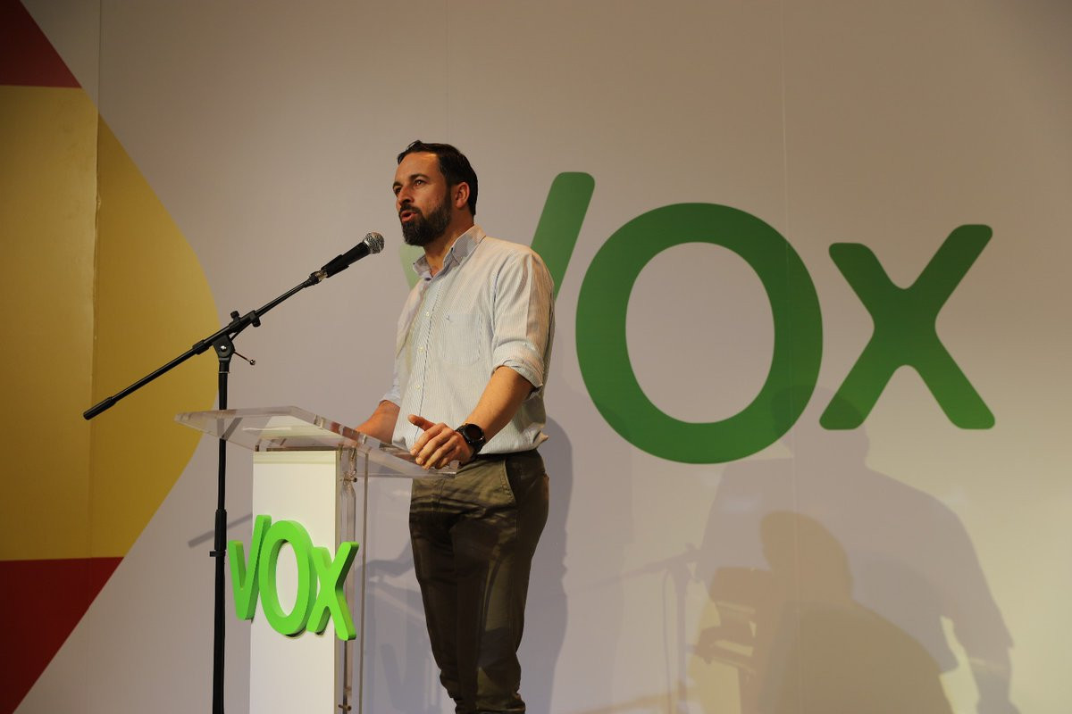 Santiago Abascal Conde, presidente de Vox