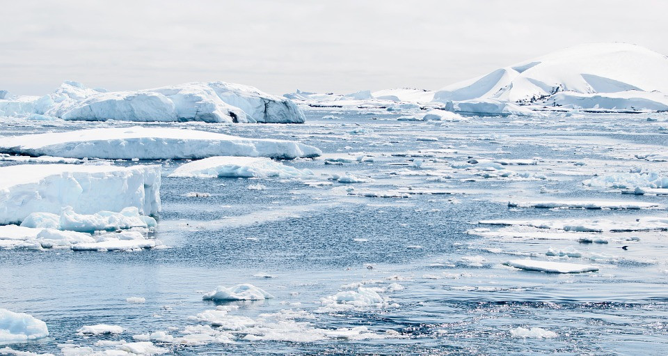 Hielo de la Antártida