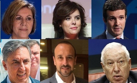 Candidatos a suceder a Rajoy
