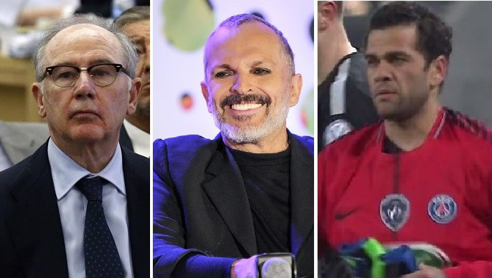 Rodrigo Rato, Miguel Bose y Dani Alves, morosos