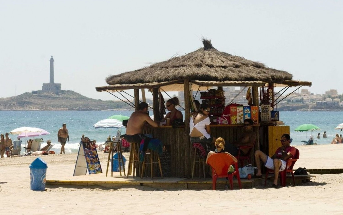 Un chiringuito de playa