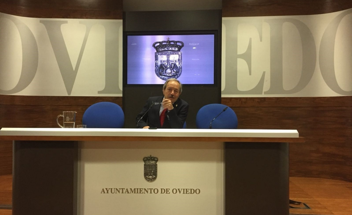 El alcalde de Oviedo, Wenceslao Lopez