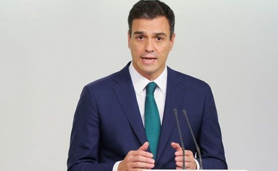 El presidente del Gobierno, Pedro Sánchez