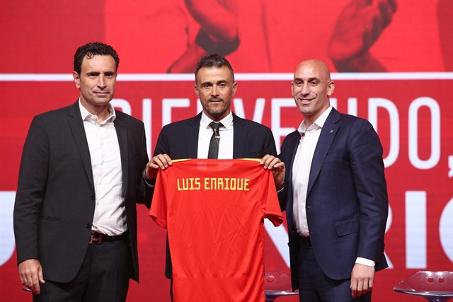 Presentacion de Luis enrique como seleccionador nacional