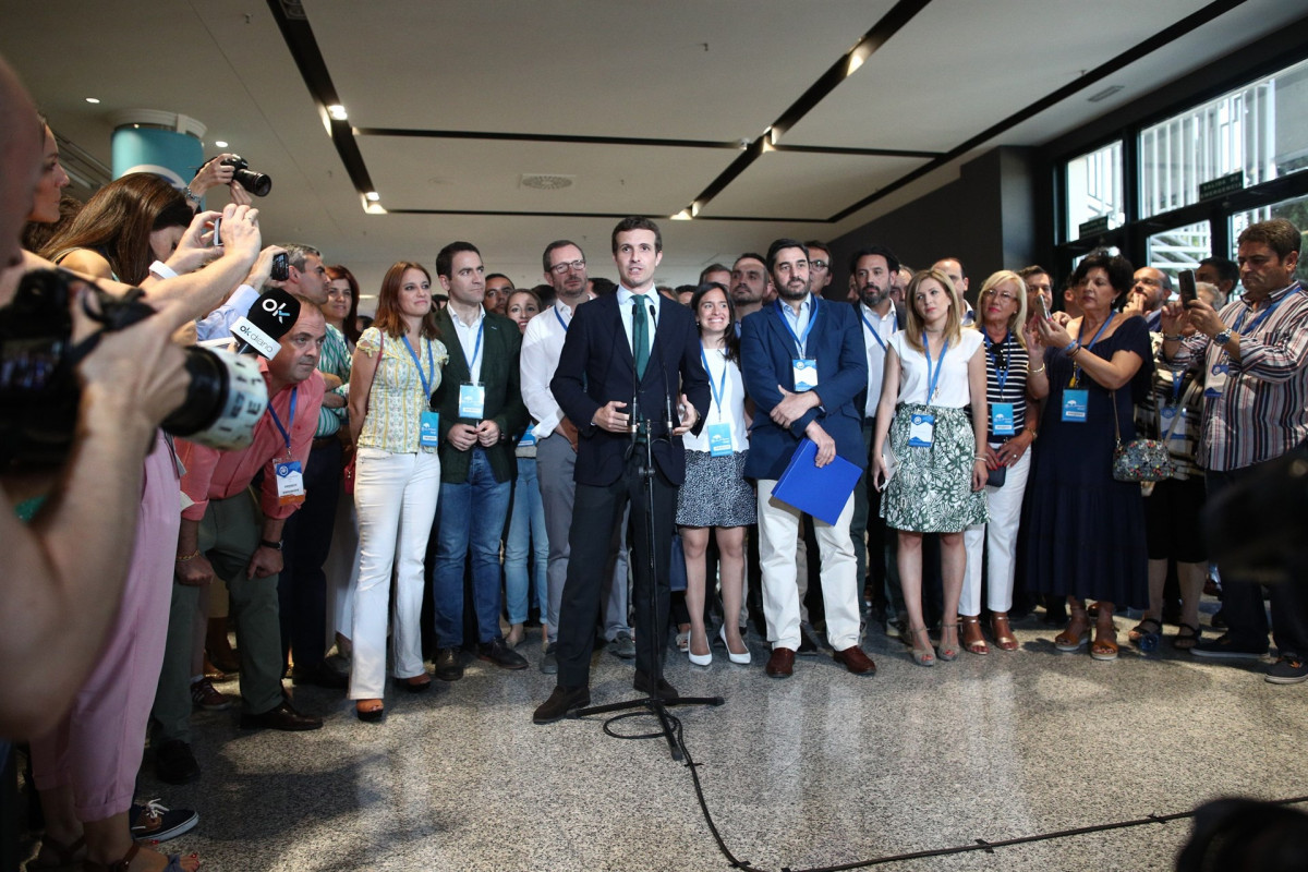 Casado en el congreso del PP