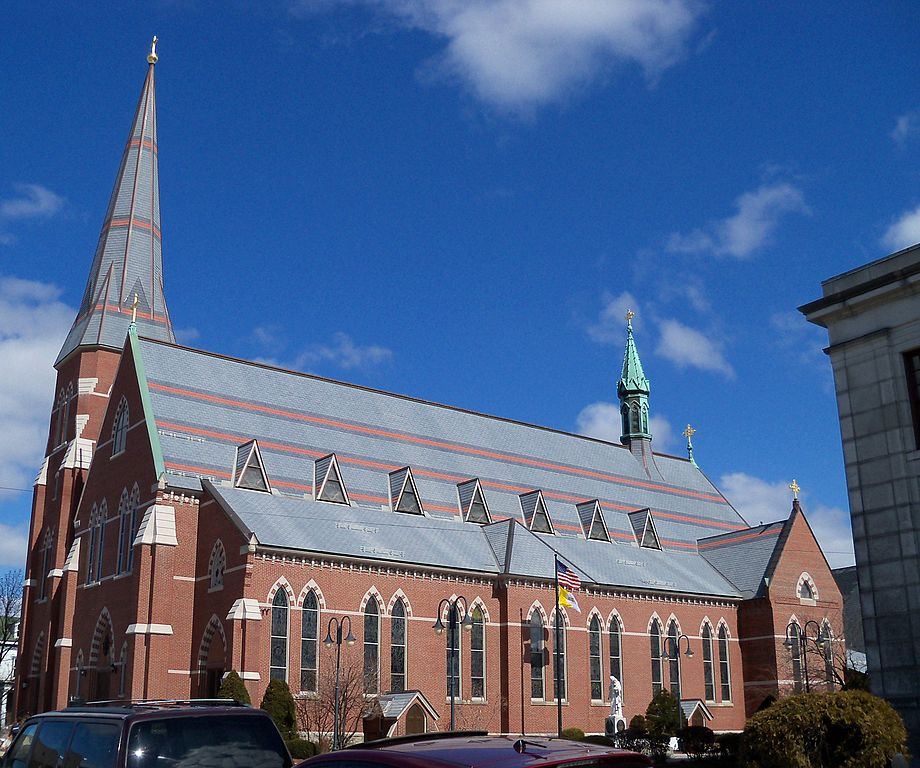 Cathedral of St. Joseph in Manchester, New Hampshire, USA Catholic