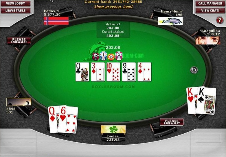791px Doyles Poker table