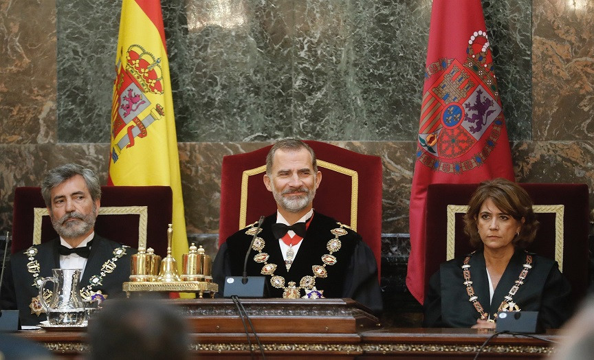 El Rey Felipe VI preside la apertura del Au00f1o Judicial