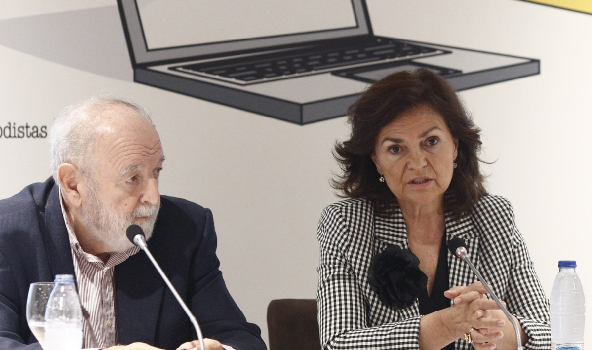 La vicepresidenta del Gobierno, Carmen Calvo, interviene en la XVI Jornada Nacio Eduardo Parra
