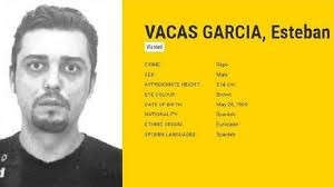 Ficha fugitivo Esteban Vacas