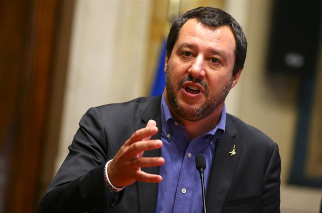 El primer ministro de Italia, Matteo Salvini