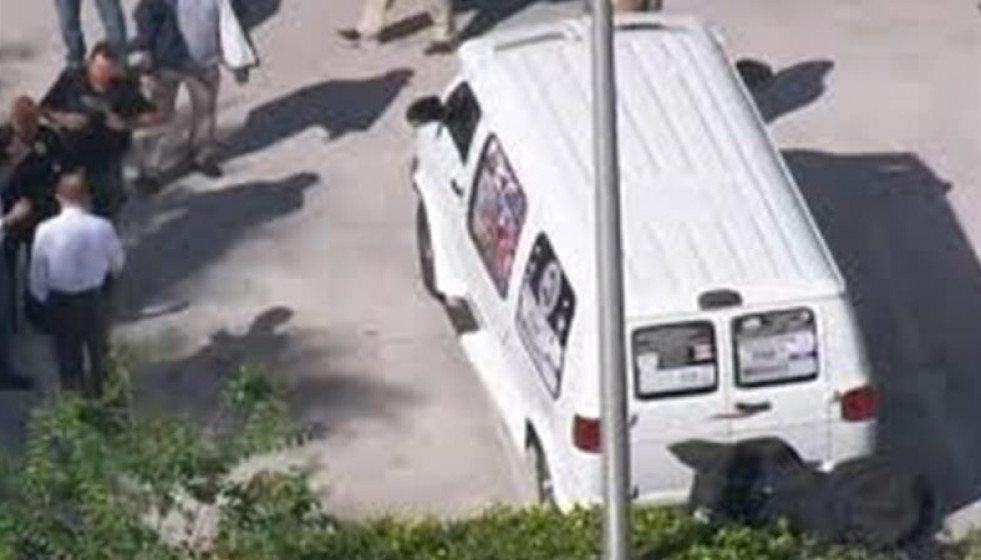 La furgoneta que el sospechoso detenido utilizaba