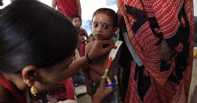 Measuring for malnutrition in Madhya Pradesh