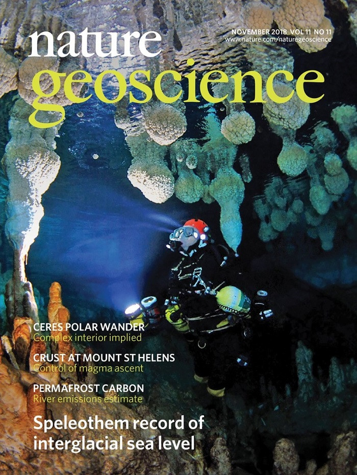 Portada Nature Geoscience
