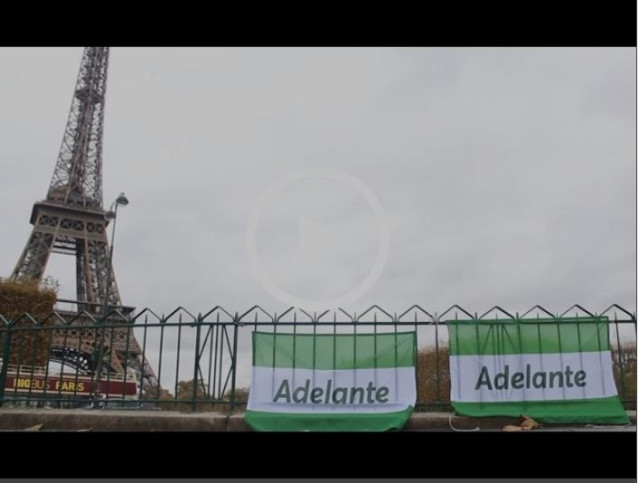 Campaña de emigrantes en apoyo a Adelante Andalucía en las elecciones del 2D