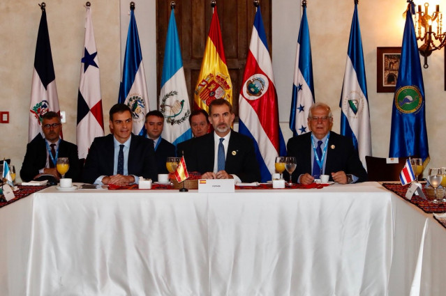Encuentro del Rey Felipe VI con presidentes de los países centroamericanos