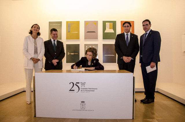 La Reina Sofía en Cuenca acto Ciudades Patrimonio de la Humanidad